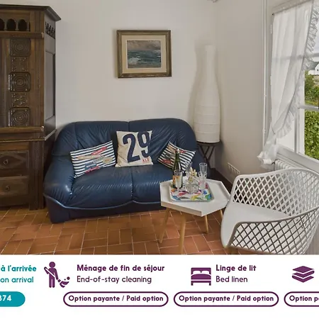 La Corvette - Pour 4 Dans Chaumiere Avec Jardin *